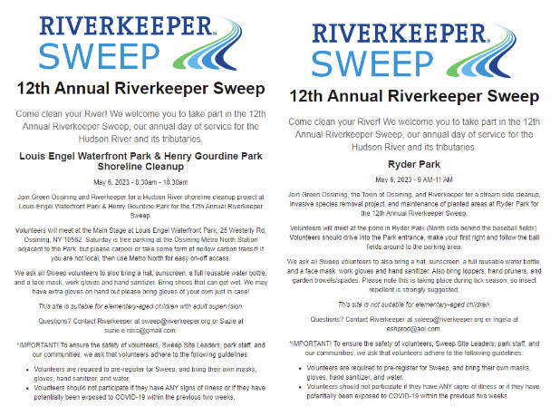 Riverkeeper Sweep